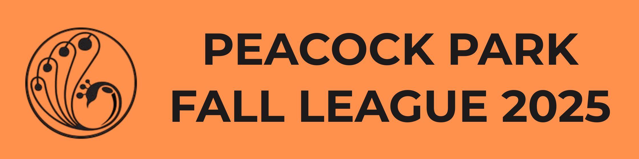 Peacock Park Fall League 2025